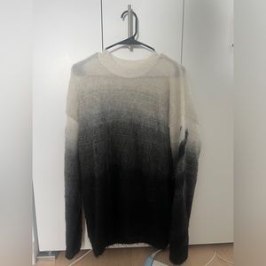 Off-white mohair sweater oversize size S